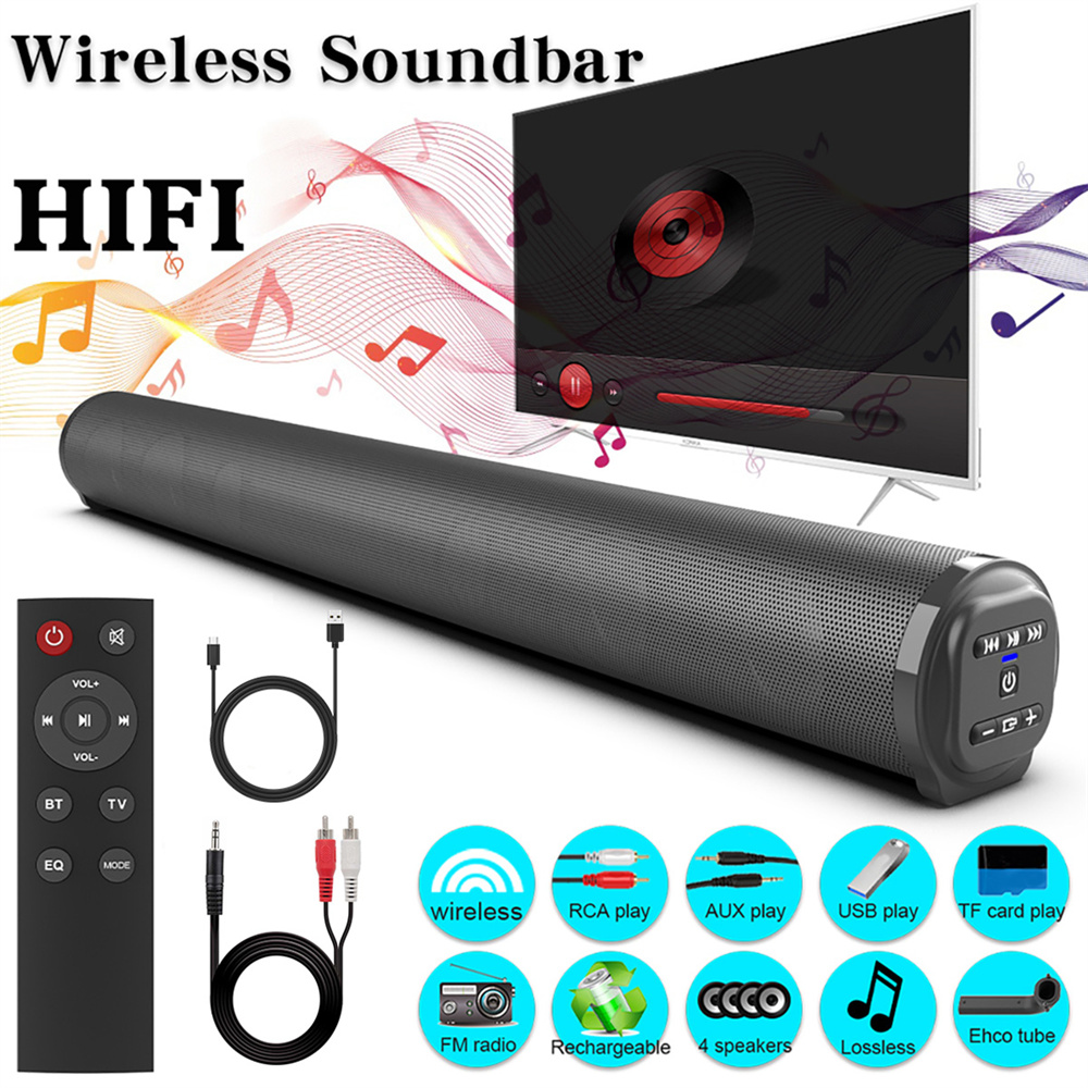 Home Cinema Subwoofer - Barra de som tv sistema de
