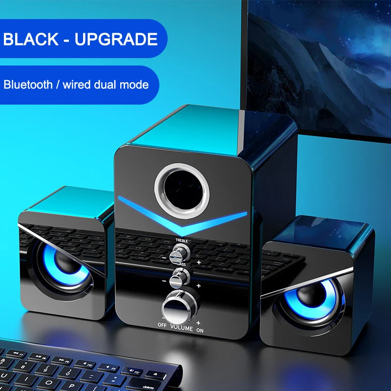 Home Cinema Subwoofer - Preto atualização bluetooth com fio modo