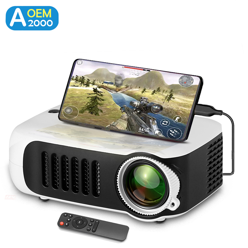 Home Cinema Gaming - A2000 mini projetor portátil home cinema
