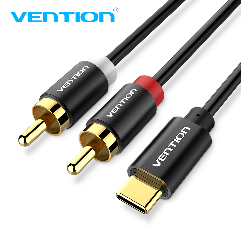 Genius Home Cinema - Cabo de áudio usb c rca