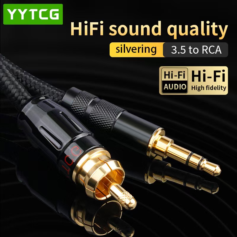 Home Cinema Amplifier - Cabo Coaxial YYTCG SPDIF HIFI 3.5mm