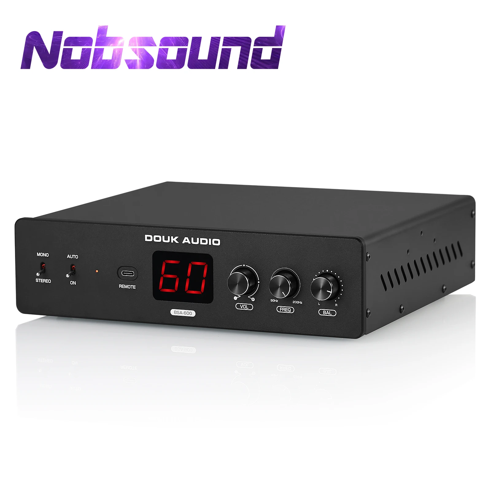 Home Cinema Amplifier - Nobsound-BSA-600 Amplificador de potência para transdutor,