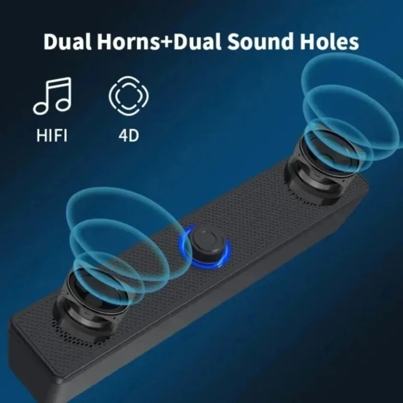 Home Cinema Subwoofer - Soundbar Bluetooth Sem Fio e com