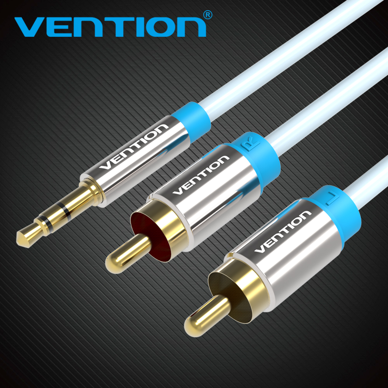 Home Cinema Installation - Vention cabo rca 3.5 para 2rca