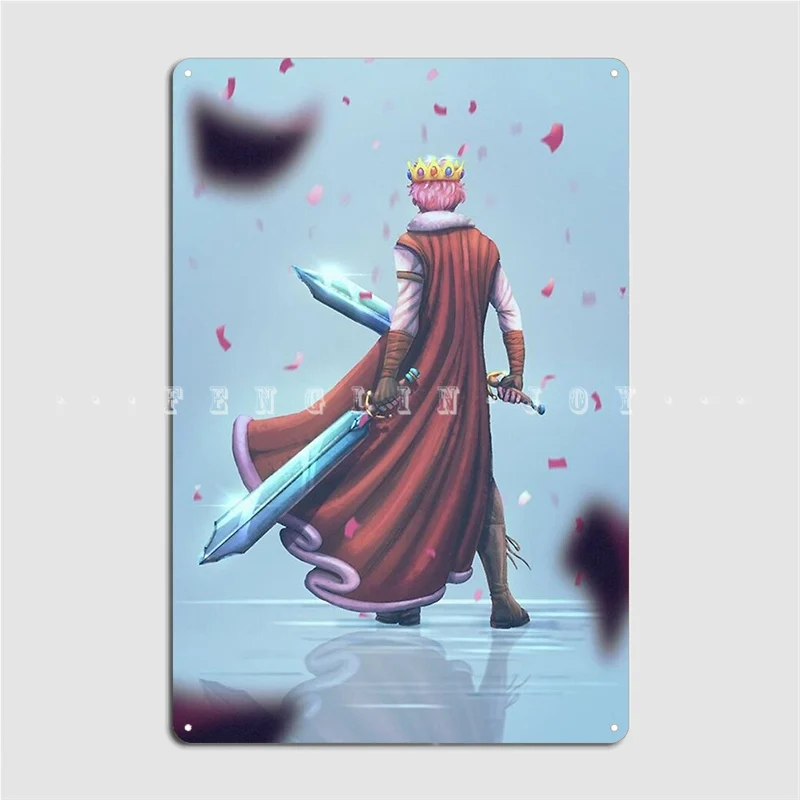 Home Cinema King - Technoblade King Poster Placa de metal