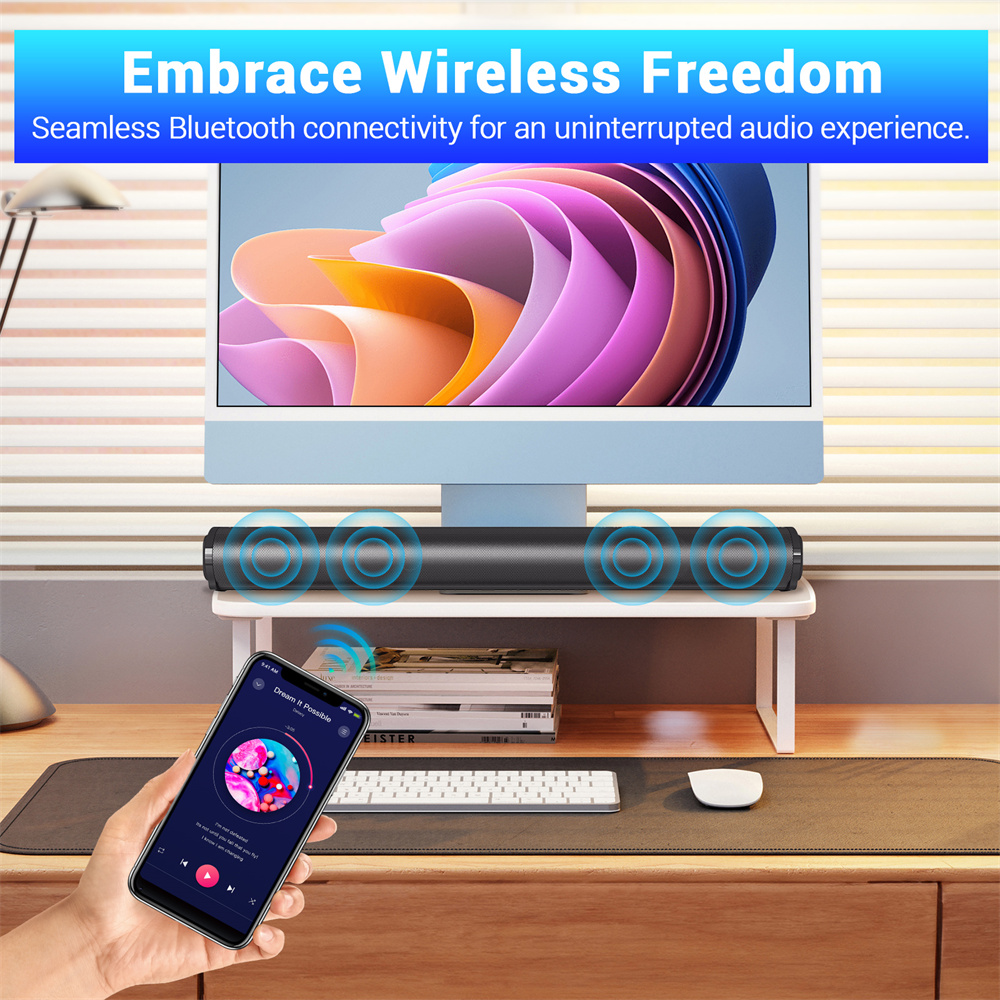 Barra de som tv sistema de som - Home Cinema Subwoofer avaliação e preço