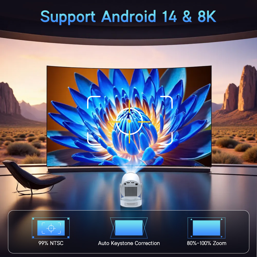 Projetor Magcubic Android 14 N - Home Cinema Night avaliação e preço