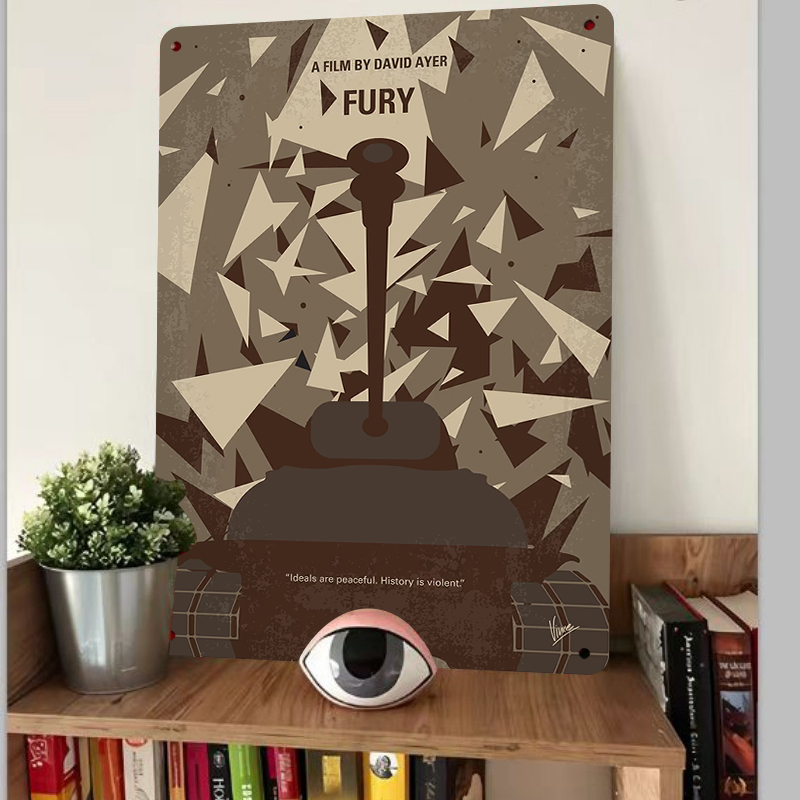 Fúria Filme Pôster Arte de Par - Home Cinema Inspiration avaliação e preço