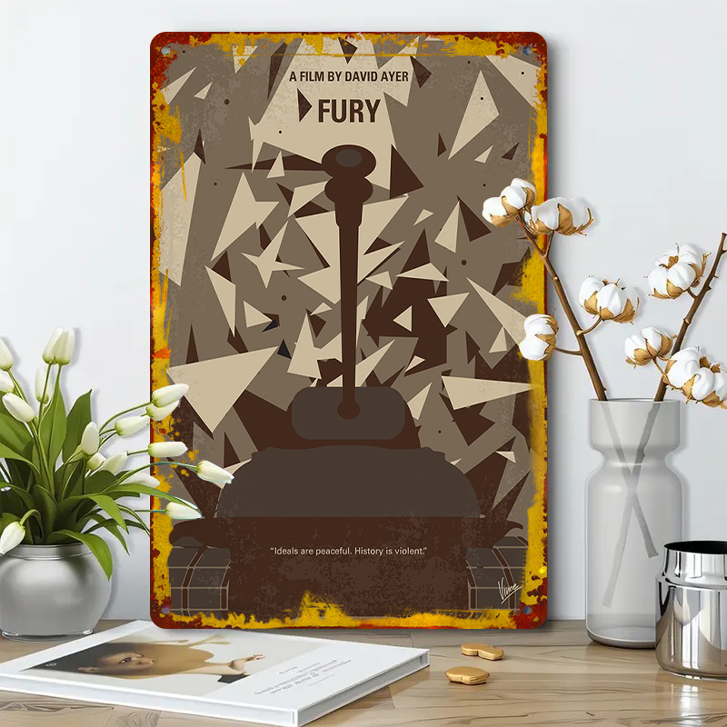 Fúria Filme Pôster Arte de Par - Home Cinema Inspiration avaliação e preço