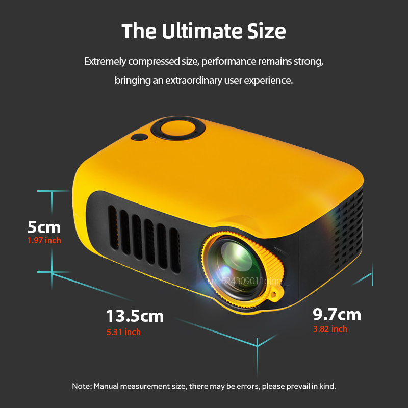 A2000 mini projetor portátil h - Home Cinema Gaming avaliação e preço