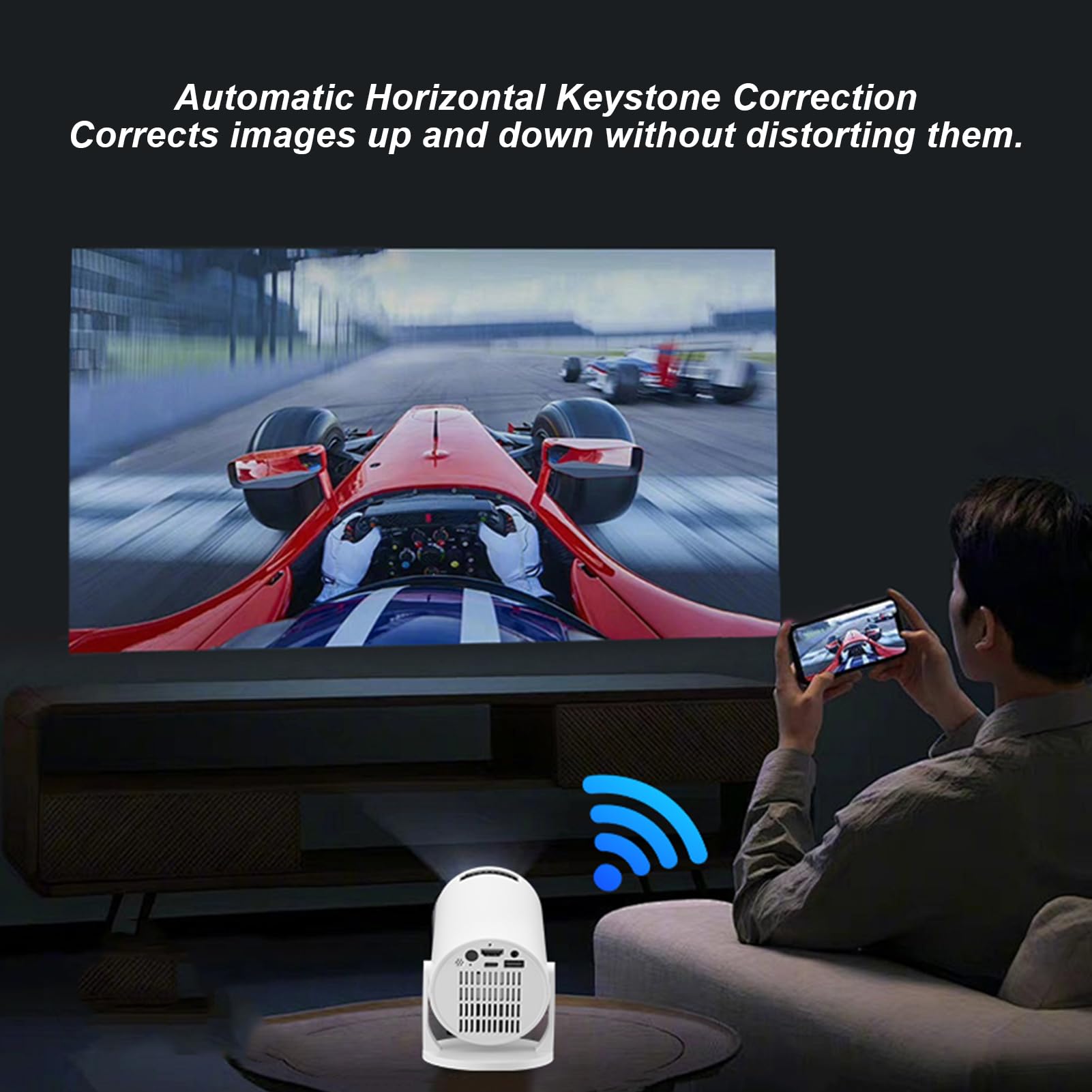 Projetor M5 8K Wifi 6 Ultra Al - Home Cinema Gaming avaliação e preço