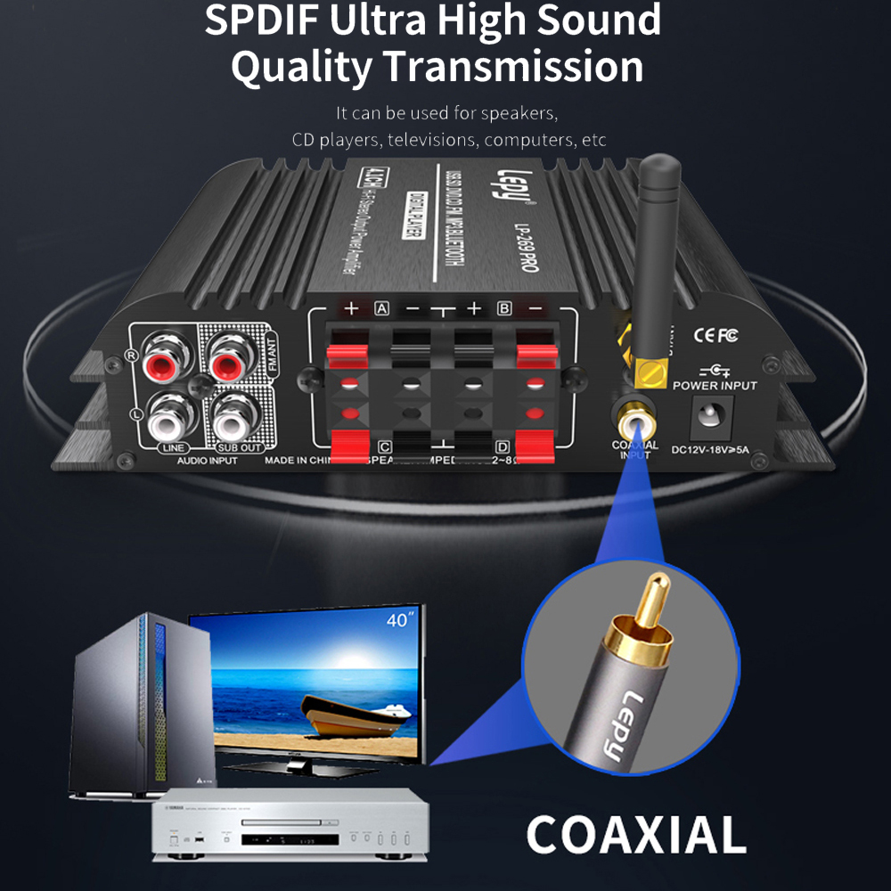 LEPY LP-269PRO Amplificador de - Genius Home Cinema avaliação e preço
