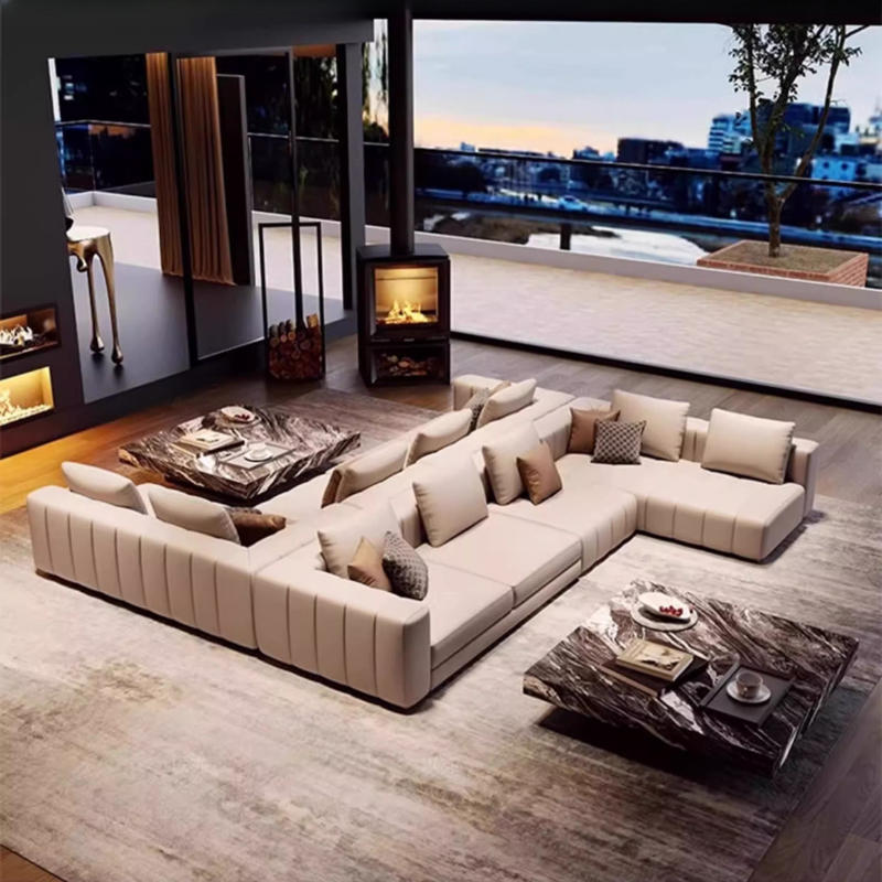 Sofás italianos de couro genuí - Home Cinema Room Accessories avaliação e preço