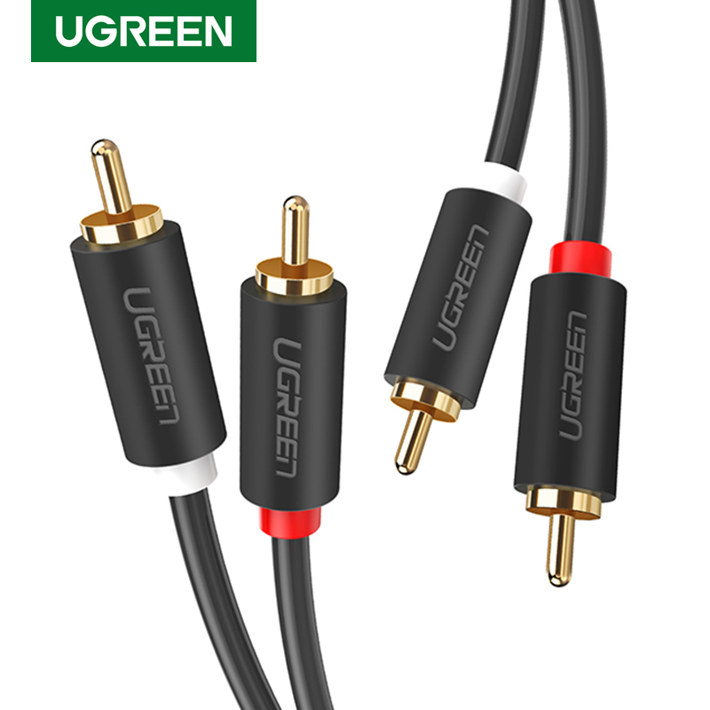 2RCA para 2 UGREEN RCA Macho p - Genius Home Cinema avaliação e preço