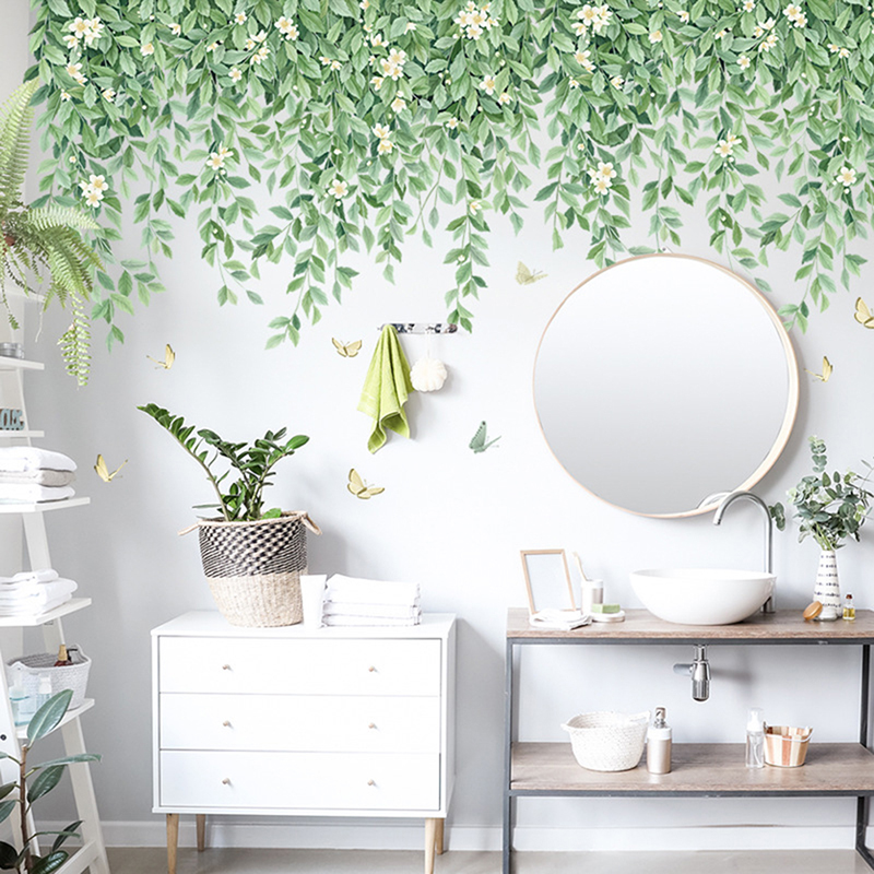 Nordic Fresh Plant Adesivos De - Home Cinema Wallpaper avaliação e preço
