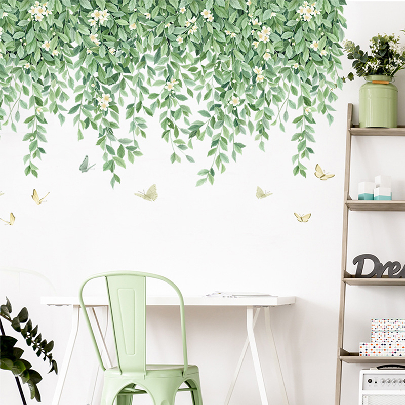 Nordic Fresh Plant Adesivos De - Home Cinema Wallpaper avaliação e preço