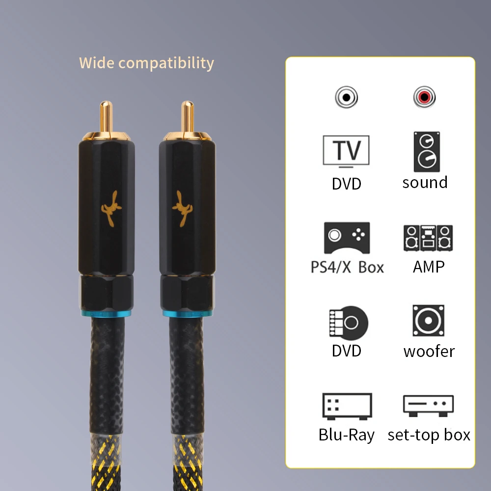 Digital cabo de áudio coaxial, - Home Cinema Subwoofer avaliação e preço