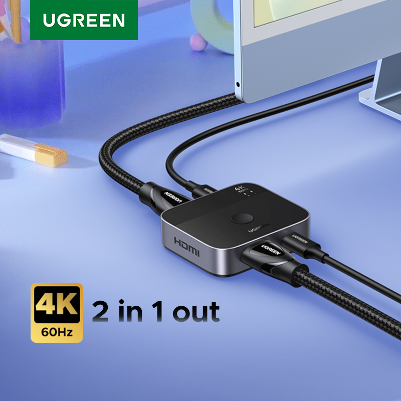 UGREEN HDMI USB C Switch 2 Ent - Home Cinema Gaming avaliação e preço