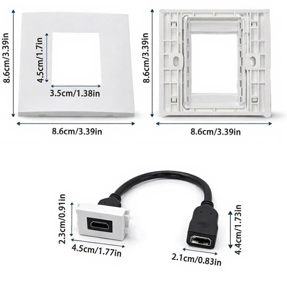 Placa de Parede com Duas Porta - Home Cinema Gaming avaliação e preço