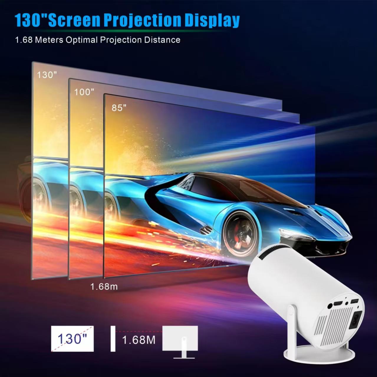 Mini Projetor Portátil HY300 A - Home Cinema Night avaliação e preço