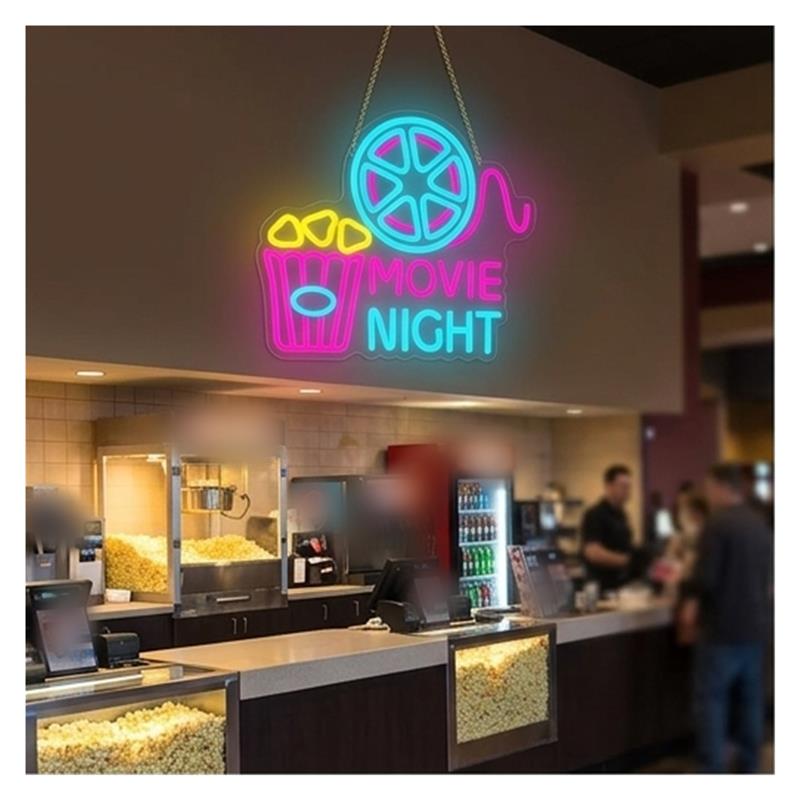 Letreiro Neon para Noite de Ci - Home Cinema Night avaliação e preço